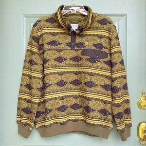 Heybo Outdoors Hermitage Quarter Snap Pullover Olive Black HEY9155 Mens S New‎